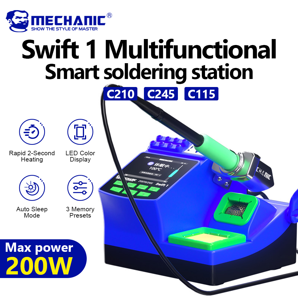 C210 Precision Soldering Station - Station de soudage numérique MECHANIC Swift