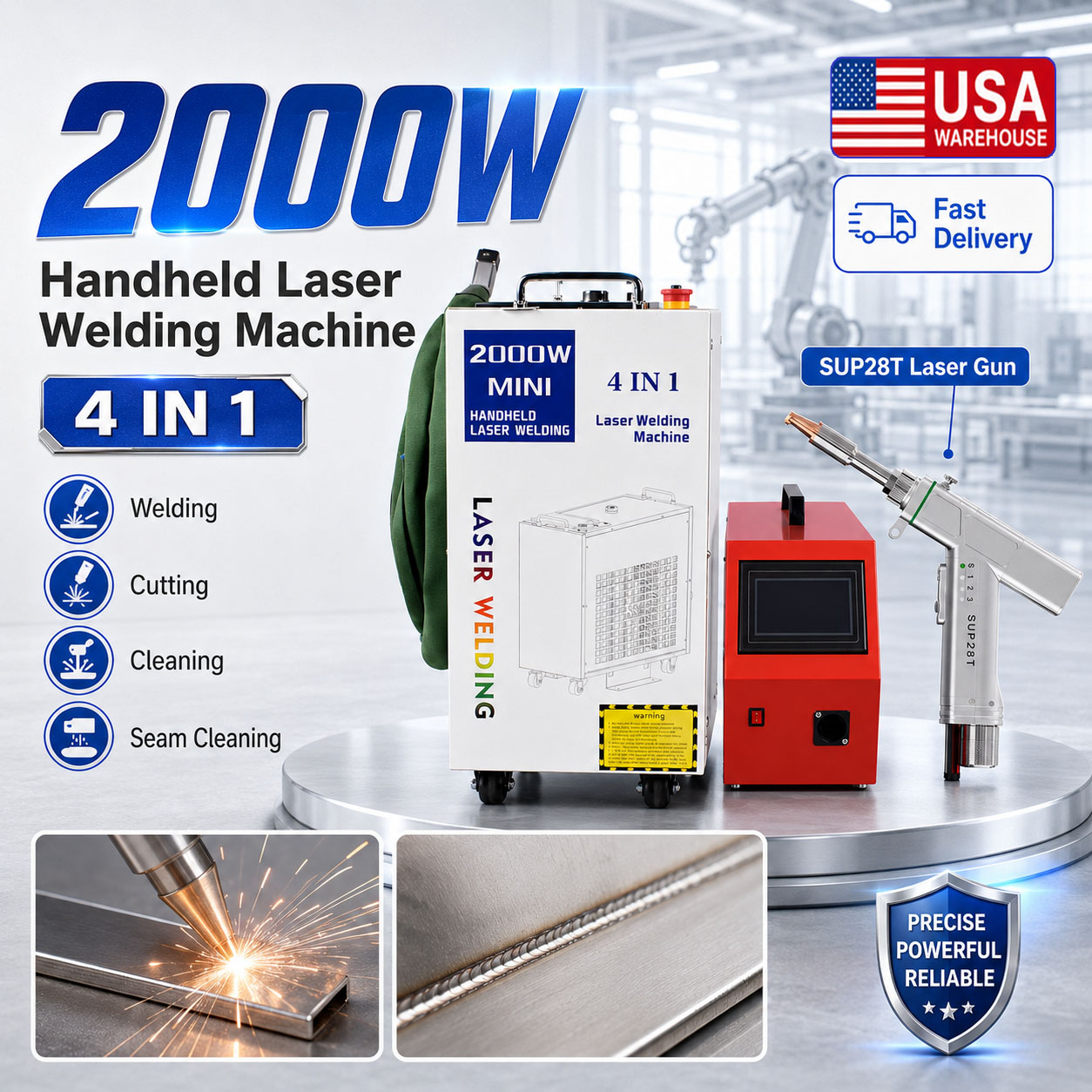 Laser Soldering Machine Handheld - Machine de soudage laser à fibre