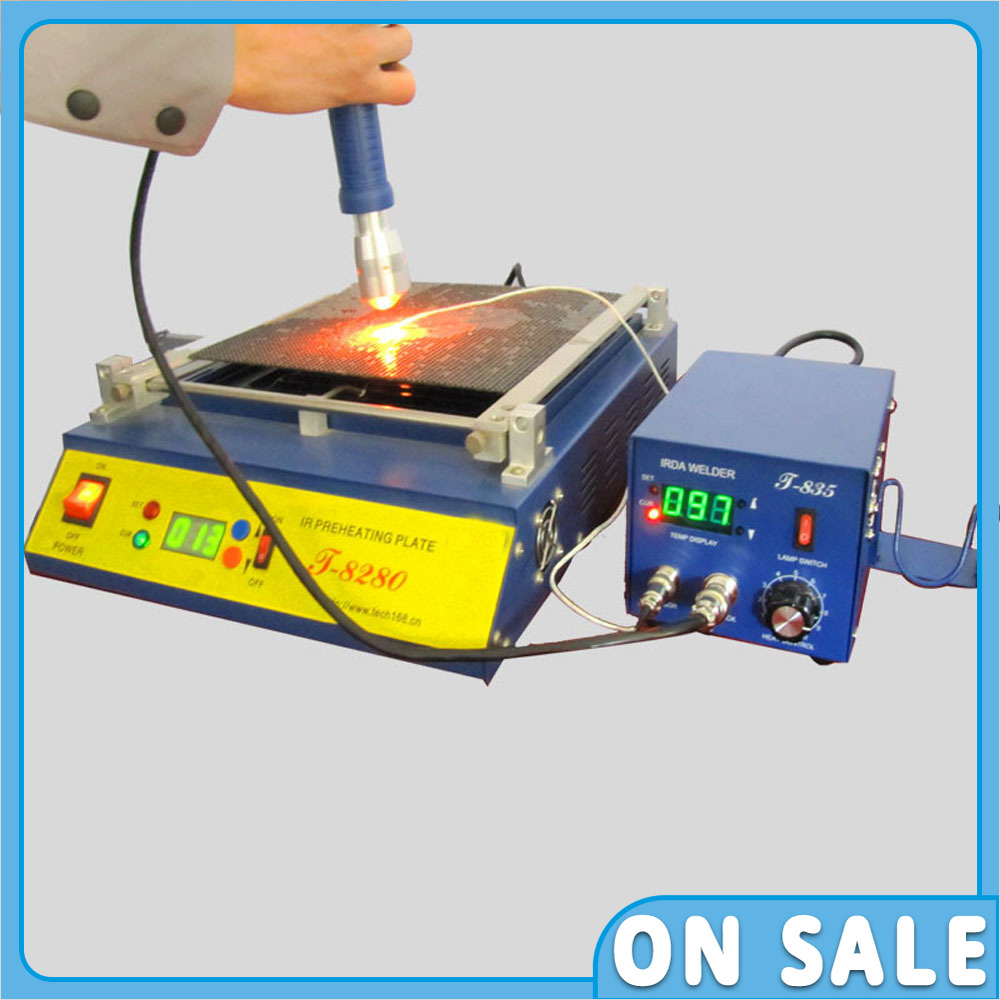 Infrared Bga Rework Station - Préchauffeur PCB T8280 220V/110V, plaque de