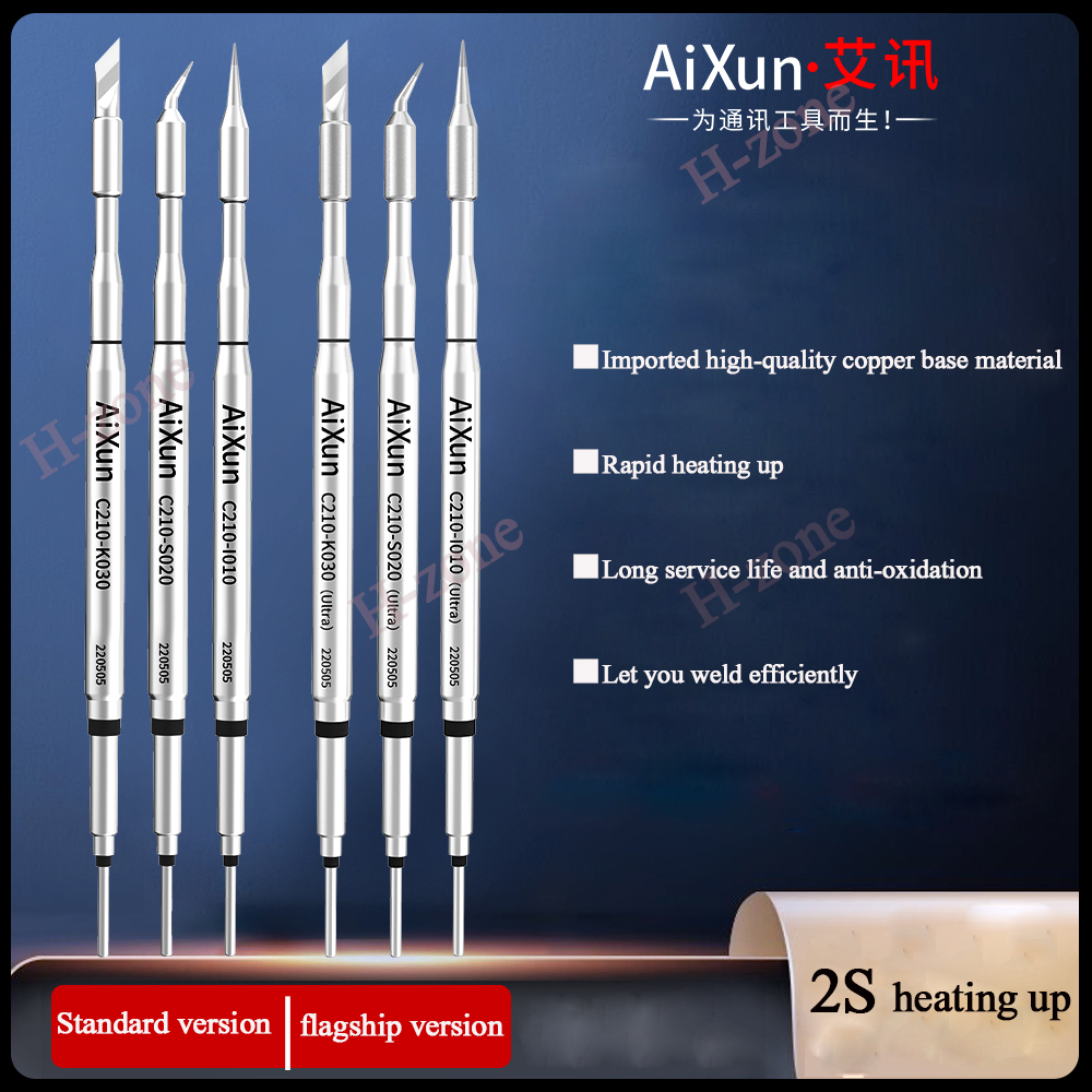 C115 Nano Soldering Iron Station - JC AIXUN-Kit d'embouts de fer à