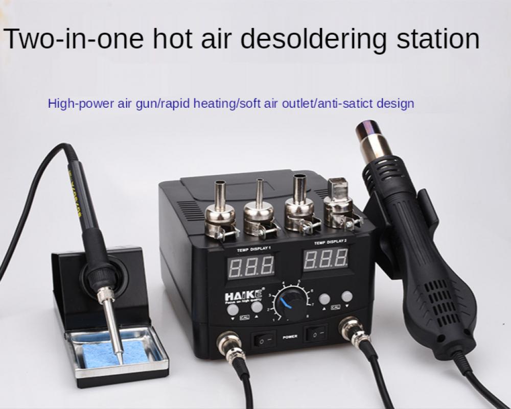 2 In 1 Soldering Rework Station 750W - Station de soudage numérique Led 2