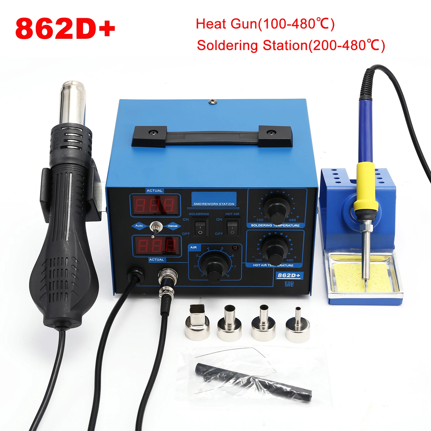 2 In 1 Soldering Rework Station 750W - Station de soudage 2 en 1