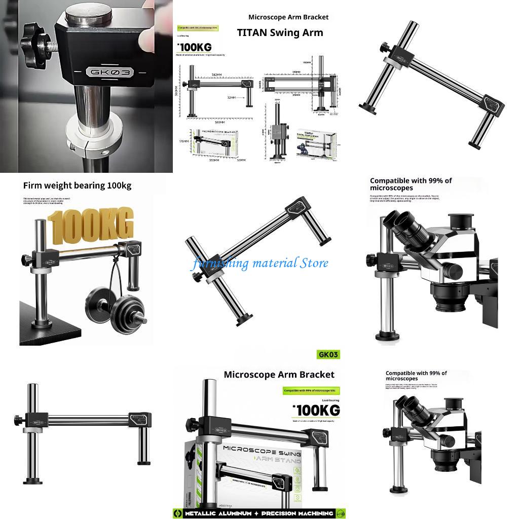 Articulating Arm Boom Stand Microscope - Y5GD – support flèche à Double
