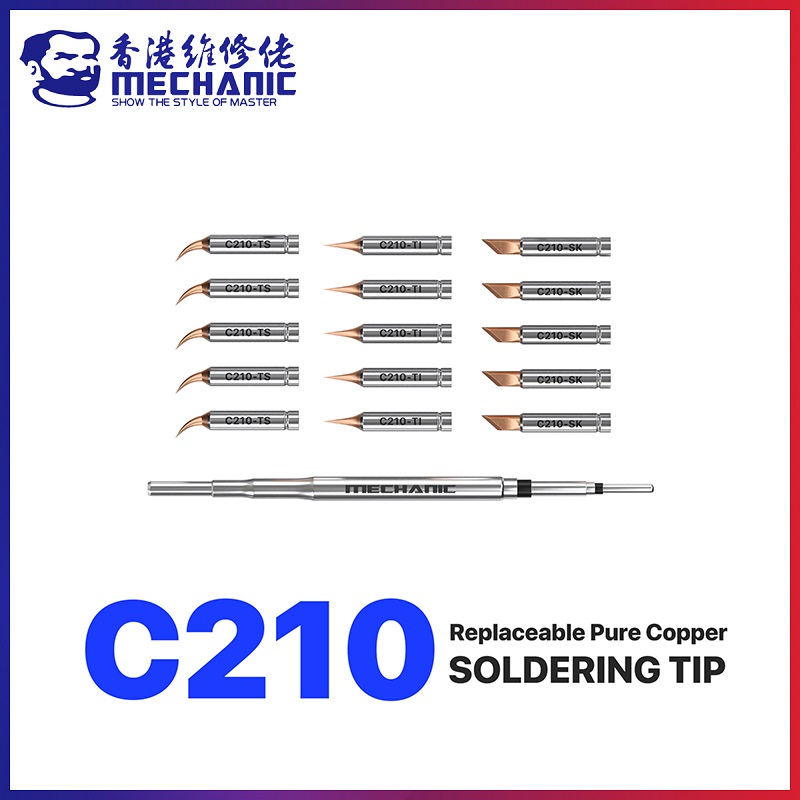 C210 Precision Soldering Station - Pointe de fer à souder MECHANIC