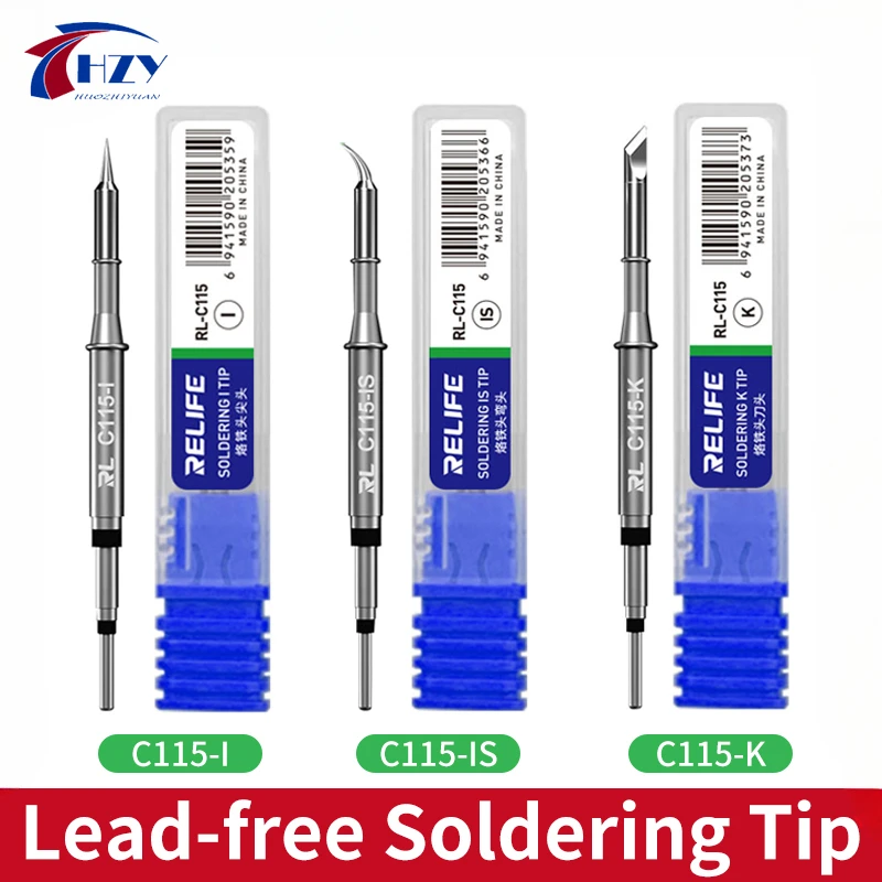 C115 Nano Soldering Iron Station - RELIFE C115-K/I/IS nanomiveau universel T115 poignée