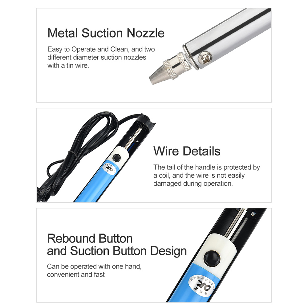 Stylo à ventouse électrique en - Desoldering Pump Electric Vacuum Station avis et prix