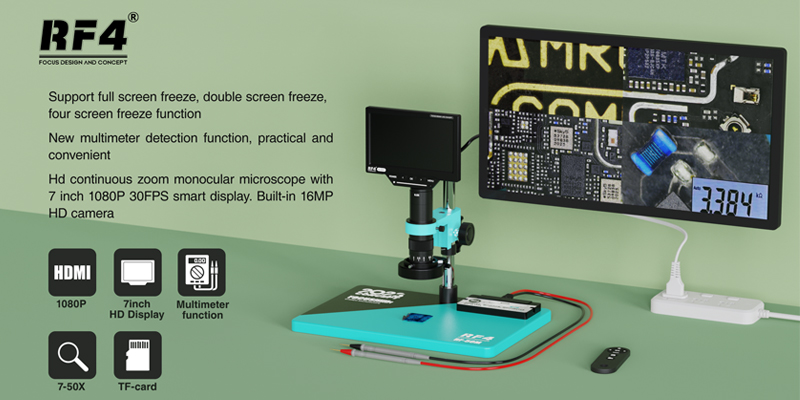 Microscope vidéo numérique ind - Simul-Focal Industrial Microscope 4K Hdmi avis et prix