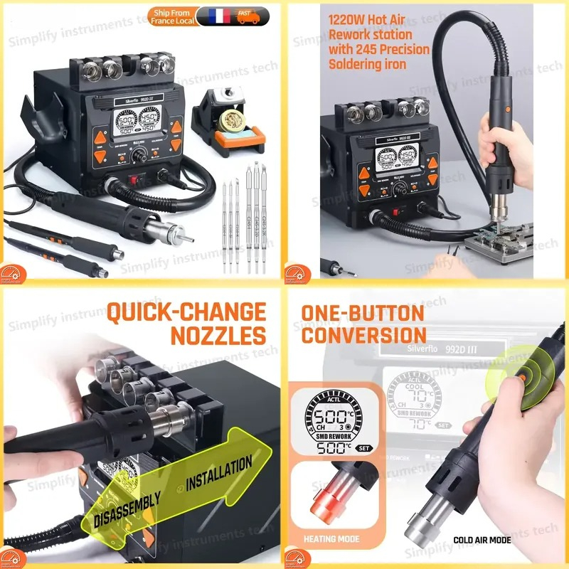 Station de soudage Silverflo 9 - C210 Precision Soldering Station avis et prix