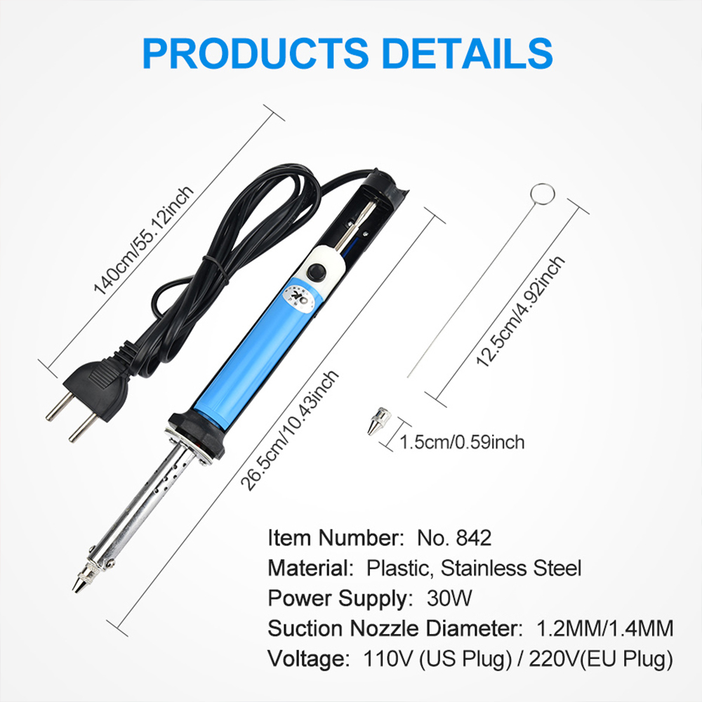 Stylo à ventouse électrique en - Desoldering Pump Electric Vacuum Station avis et prix