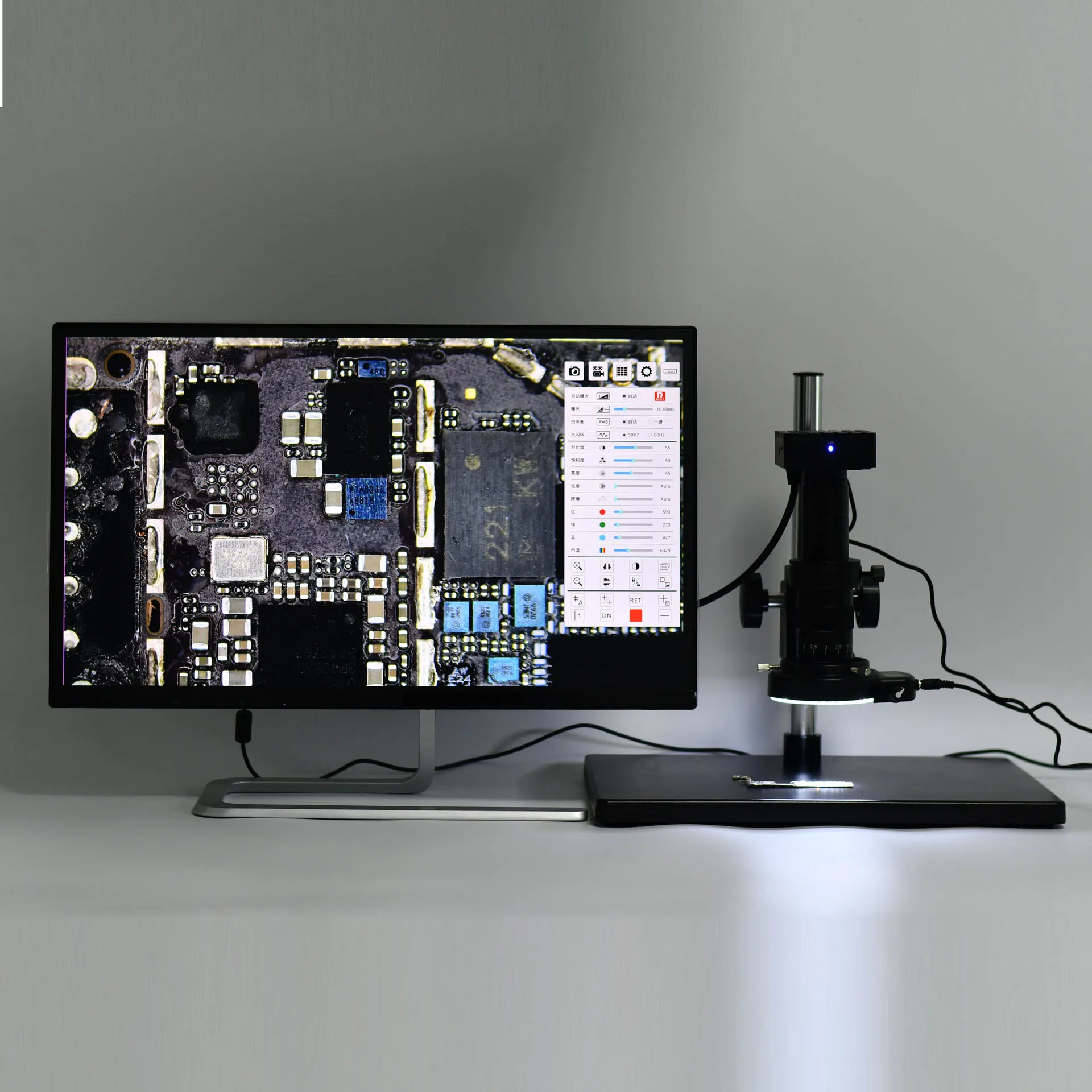 Caméra de microscope vidéo ind - 4K Microscope Camera Sony Sensor avis et prix