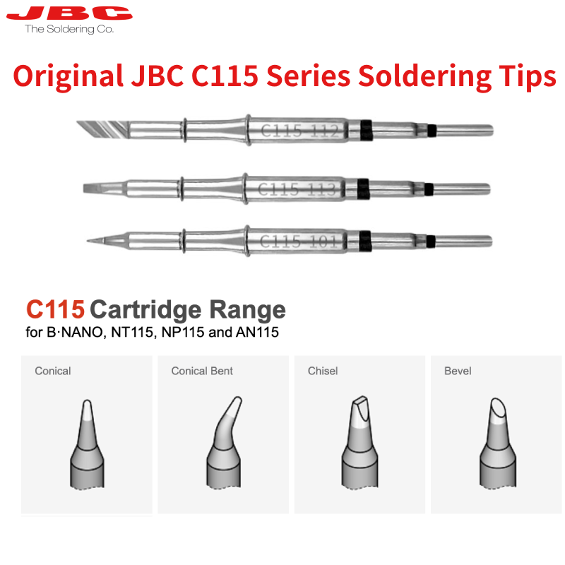 Cartouches JBC C115 originales - C115 Nano Soldering Iron Station avis et prix