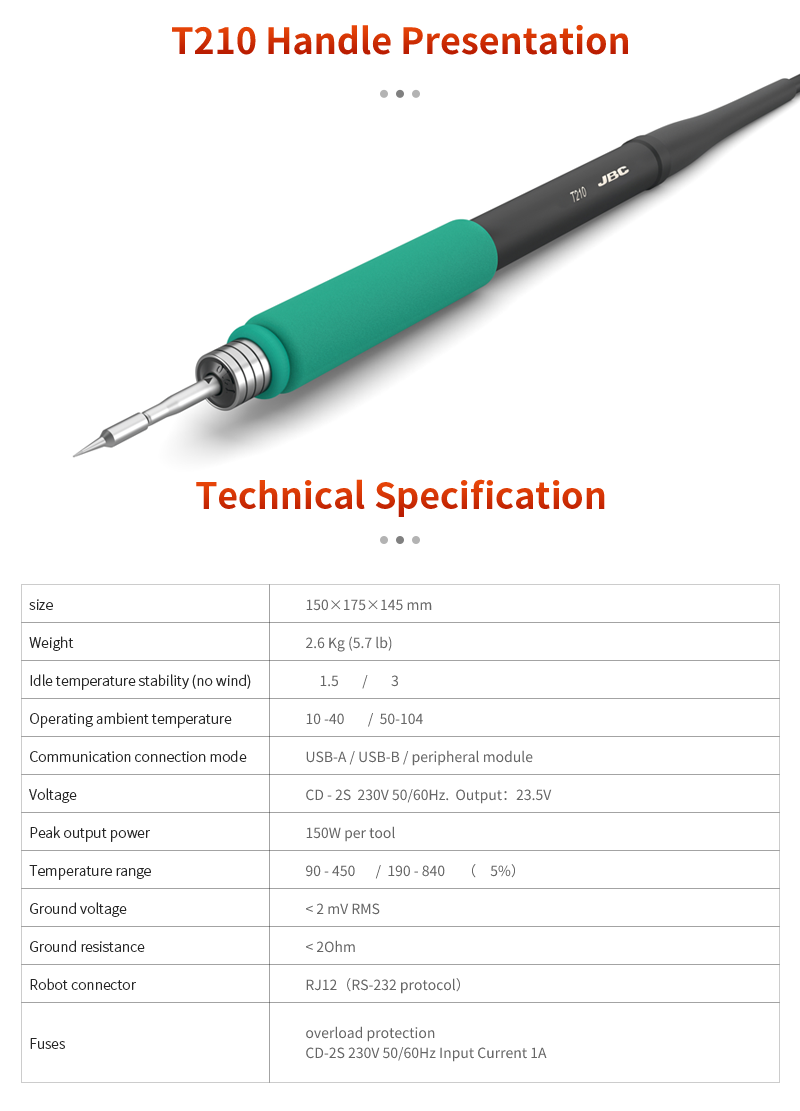 Cartouche JBC 100% originale,  - C210 Precision Soldering Station avis et prix