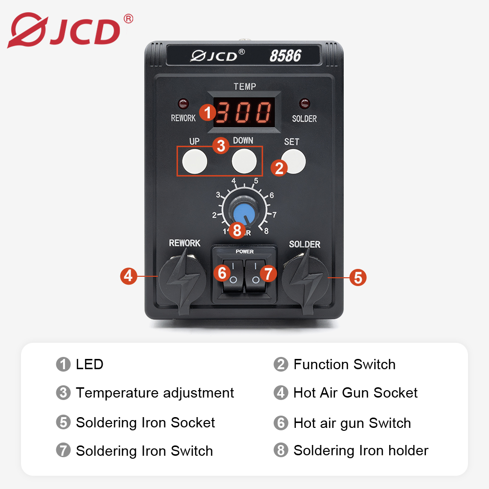Station de soudage numérique E - 2 In 1 Soldering Rework Station 750W avis et prix