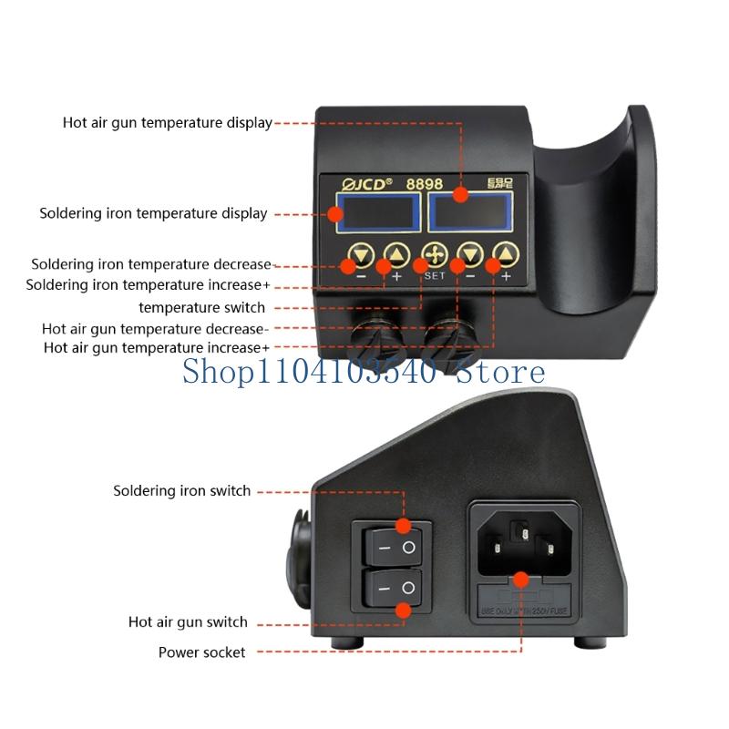 Station soudage 02DC 750W 2 en - 2 In 1 Soldering Rework Station 750W avis et prix