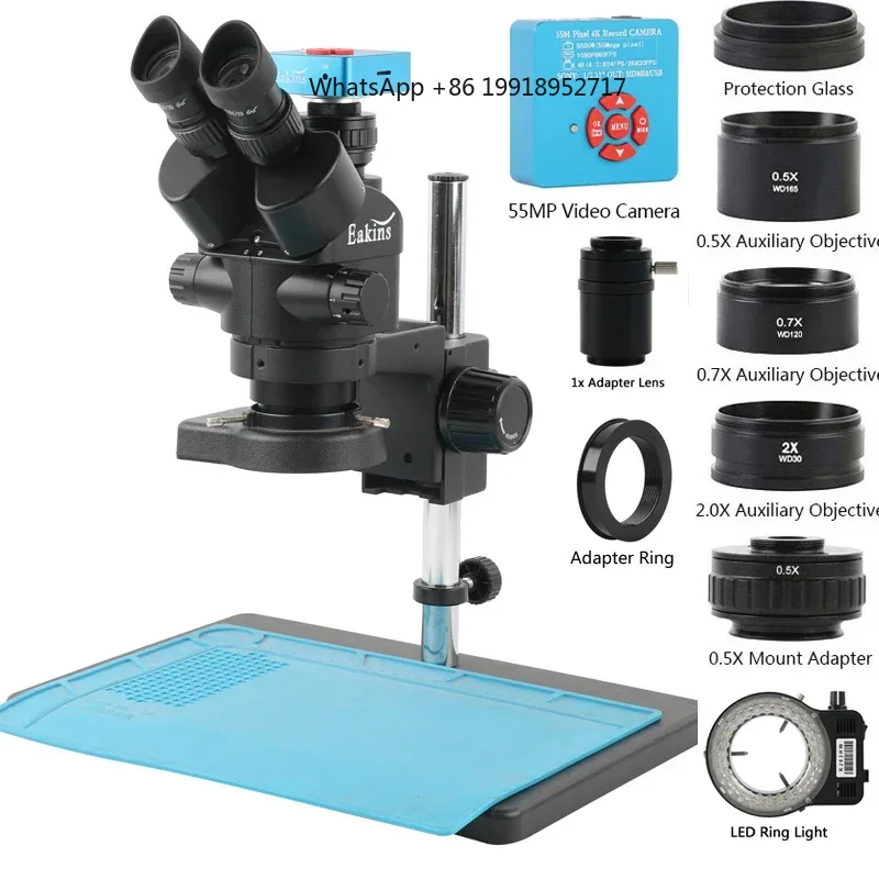 Ensemble de microscopes stéréo - Simul-Focal Industrial Microscope 4K Hdmi avis et prix