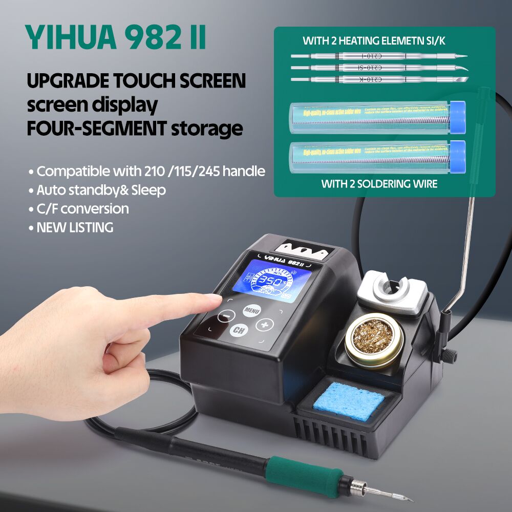 YIHUA 982-II écran tactile C24 - C210 Precision Soldering Station avis et prix