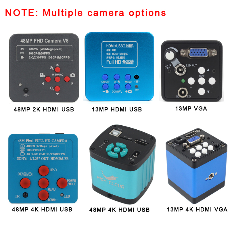 Microscope stéréo trinoculaire - Simul-Focal Industrial Microscope 4K Hdmi avis et prix