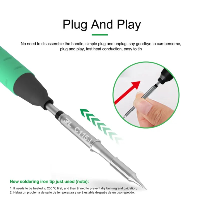RELIFE C115-K/I/IS nanomiveau  - C115 Nano Soldering Iron Station avis et prix