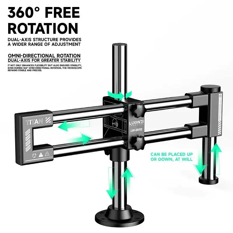Support de microscope bi-axial - Articulating Arm Boom Stand Microscope avis et prix